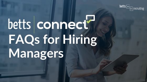 Betts Connect FAQs for Hiring Managers blog header