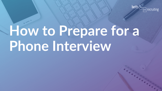 Blog header how to prepare for a phone interview