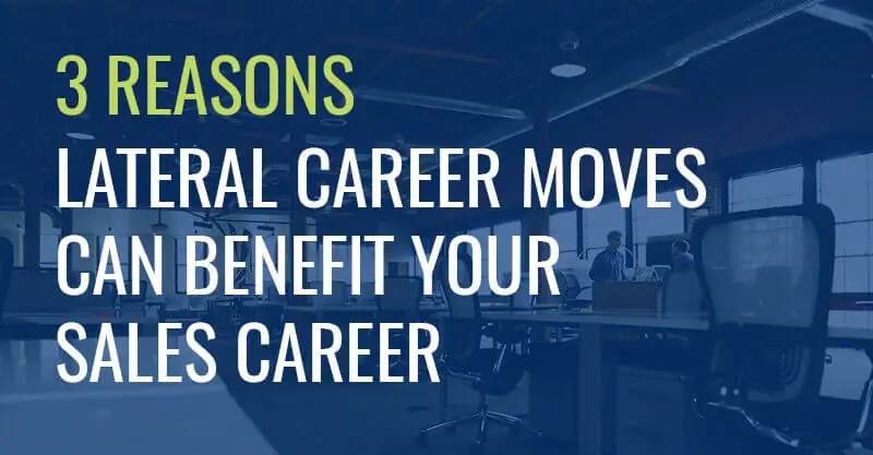 Lateral Career Moves in Sales