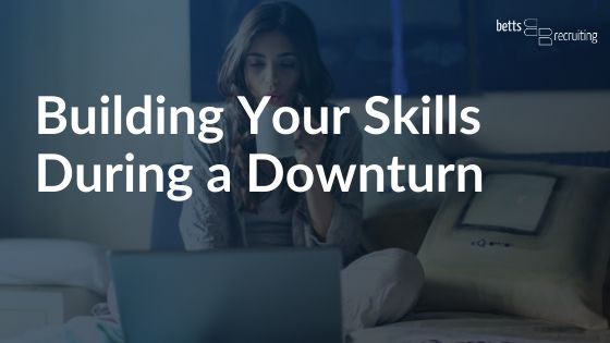 Building your skills during a downturn blog header