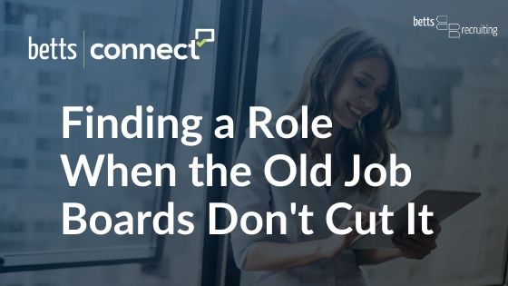 Finding a role when the old job boards don't cut it blog header
