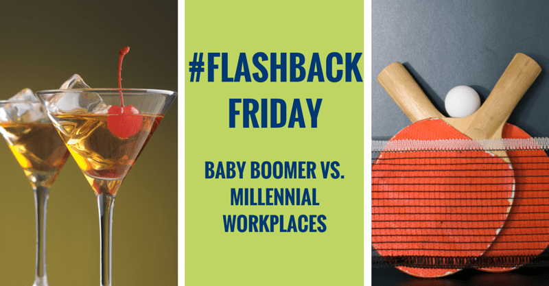 Flashback Friday - Baby Boomer vs Millennial Workplaces