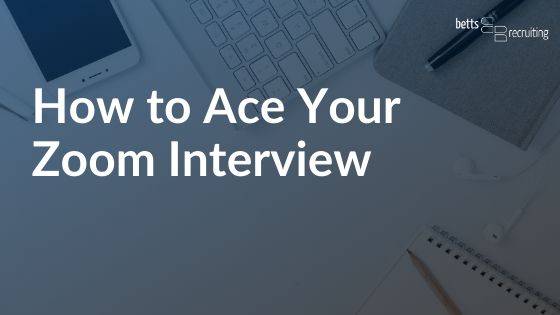How to Ace Your Zoom Interview blog header