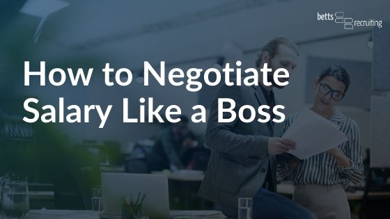 How to negotiate salary like a boss blog header