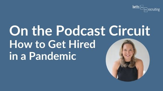 Ian Lenhart and Carolyn Betts on getting hired in a pandemic blog header