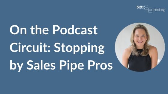 On the podcast circuit: Stopping by Sales Pipe Pros blog header