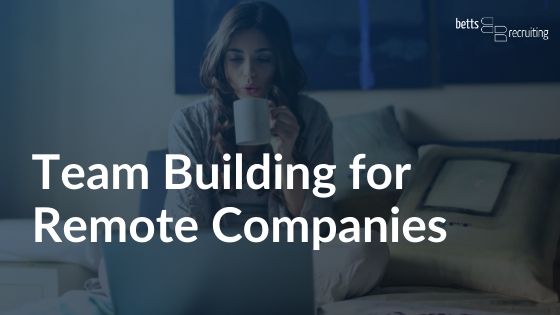 Team building remote companies blog header
