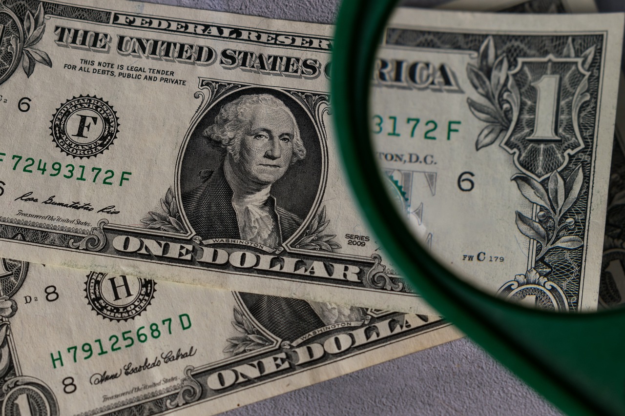 magnifying glass on one dollar bill USD - NY and CA pass transparency laws